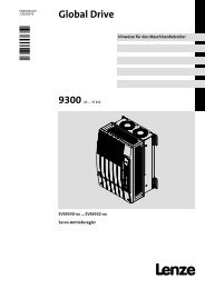 Hinweise für den Maschinenbetreiber EVS93xx__9300 ... - Lenze