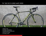 2012 FELT FX SERIES WHITE PAPER - Felt Bicycles