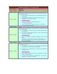 Programme Schedule - Department of Civil Engineering