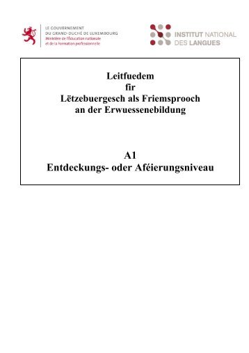 A1 Entdeckungs- oder Aféierungsniveau - INL