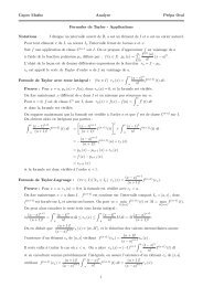 Capes Maths Analyse PrÃ©pa Oral Formules de Taylor Applications ...