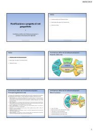 1_Architettura delle reti di telecomunicazioni e contesto ... - diegm