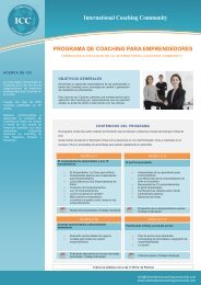 Coaching para Emprendedores - International Coaching Community