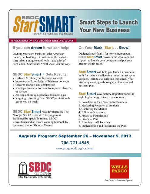 Augusta - Georgia Small Business Development Center