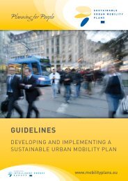 SUMP Guidelines - Sustainable Urban Mobility Plans