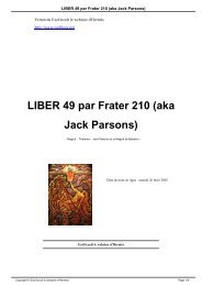 LIBER 49 par Frater 210 (aka Jack Parsons) - EzoOccult