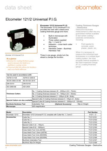 data sheet