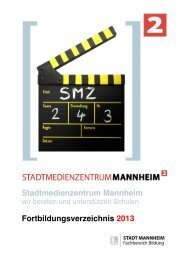 Fortbildungen 2013 - Stadtmedienzentrum Mannheim