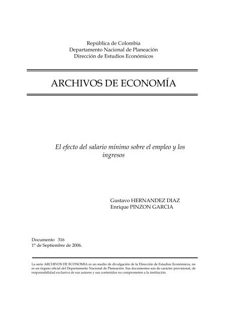 El efecto del salario mÃ­nimo sobre el empleo y los salarios