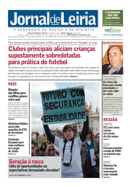 Jornal de Leiria - Bruno Netto: No ramo artístico, é preciso ter muita  resistência mental