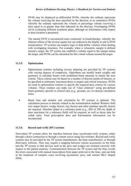 Review of Radiation Therapy Physics: A syllabus for teachers ... - IRSN