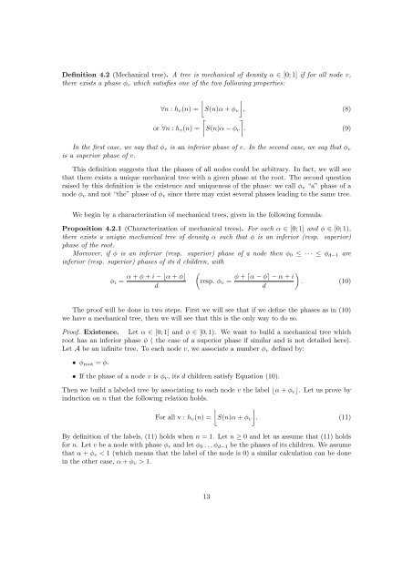 Distributing labels on infinite trees