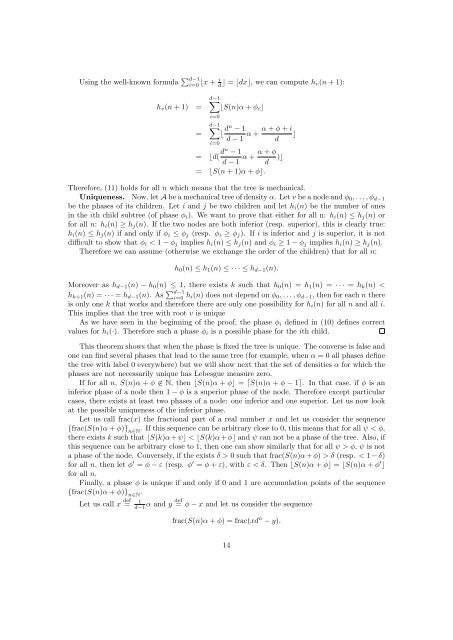 Distributing labels on infinite trees