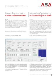 Optimierung der DDM60 EncoderauflÃ¶sung - Astro Systeme Austria