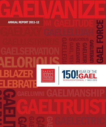 Download the 2011-12 Annual Report - Saint Mary's College of ...