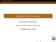 Geometric Data Structures