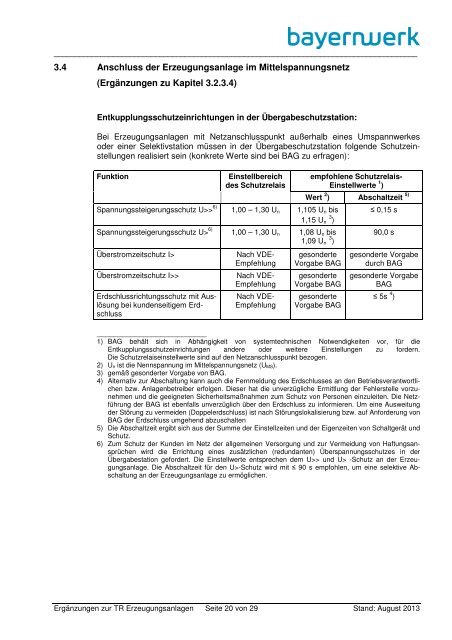 Technische Richtlinie Erzeugungsanlagen am ... - e.ON Bayern