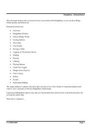 This document details what you need to know to get ... - Claire Bridge