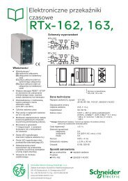 RTx-162, 163, - Schneider Electric Energy Poland Sp. z o.o.