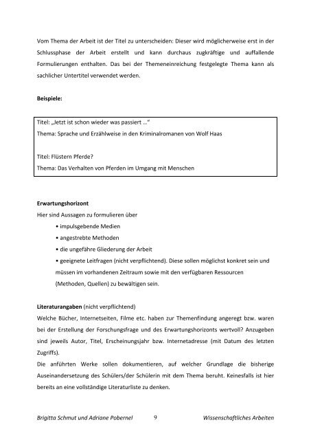 Einführung in die Praxis des wissenschaftlichen Arbeitens (PDF)