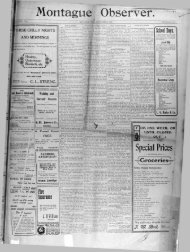 the montague observer. - Muskegon County Genealogy Society