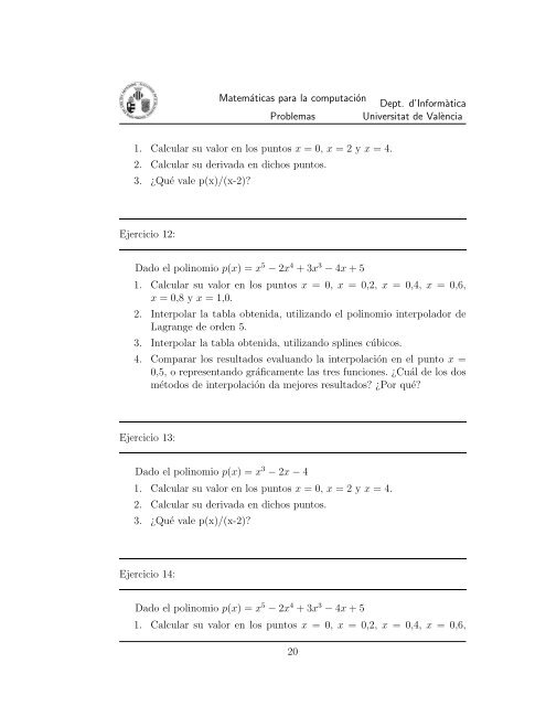 Matemáticas para la Computación