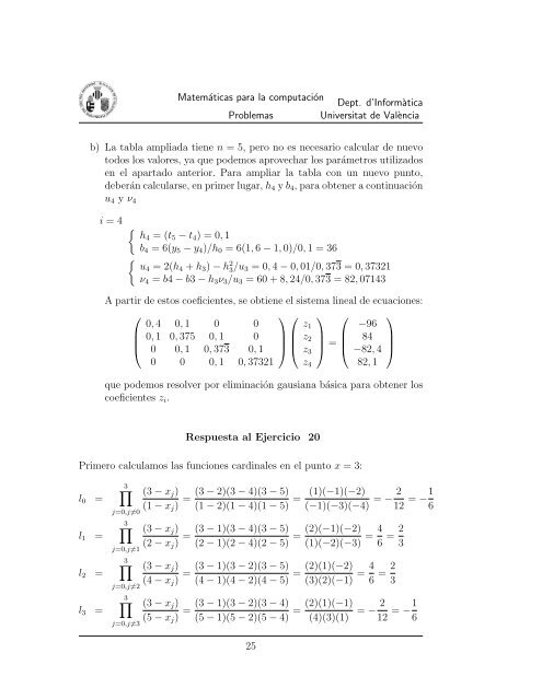 Matemáticas para la Computación