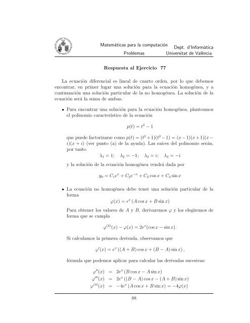 Matemáticas para la Computación