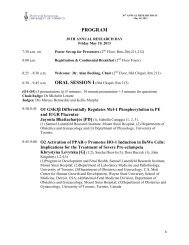 Research Day Full Program - University of Toronto Department of ...