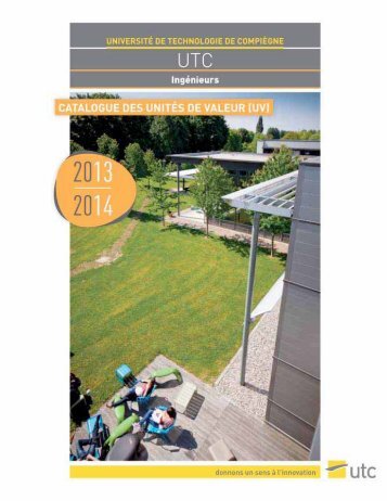 Catalogue des UV - ingénieurs - UTC