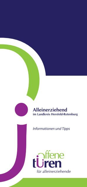 Alleinerziehend - Offene Türen für Alleinerziehende im Landkreis ...