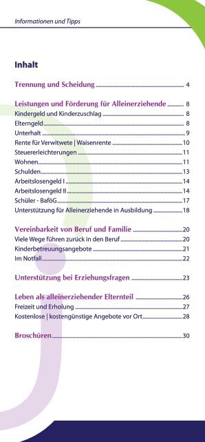 Alleinerziehend - Offene Türen für Alleinerziehende im Landkreis ...