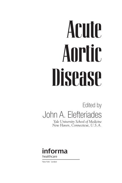 Acute Aortic Disease.. - Index of
