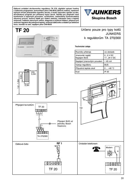 Junkers regulace otopnÃ½ch systÃ©mÅ¯ schÃ©mata propojenÃ­.pdf