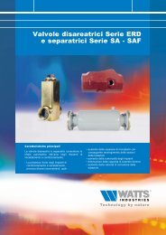 SAF - Watts Industries