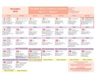 2012-2013 Liturgical Calendar (PDF)