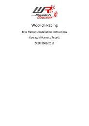 Kawasaki Harness Type 1 - Woolich Racing