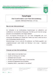 Informationsblatt DYSPHAGIE (SchluckstÃ¶rung) - LSF Graz