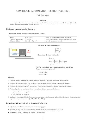 Matlab-Esercitazione 1-Testo