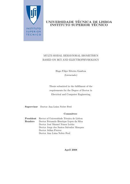 Thesis - Instituto de TelecomunicaÃ§Ãµes