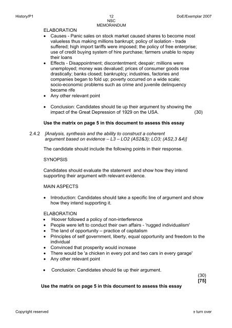 FINAL Memo - History P1 - Exemplar 2007.pdf - Curriculum ...