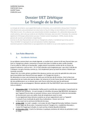 Le triangle de la Burle