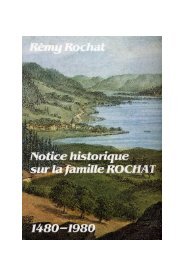 Notice historique sur la famille Rochat : 1480-1980 - aubertcombier.ch