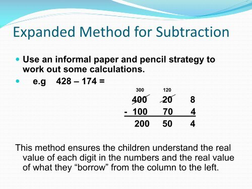 Addition & Subtraction Workshop - Great Missenden