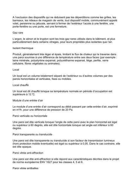 JORF nÂ°114 du 17 mai 2007 texte nÂ° 31 ARRETE ... - Climamaison