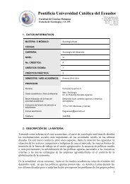 Sociologia Rural - Pontificia Universidad CatÃ³lica del Ecuador