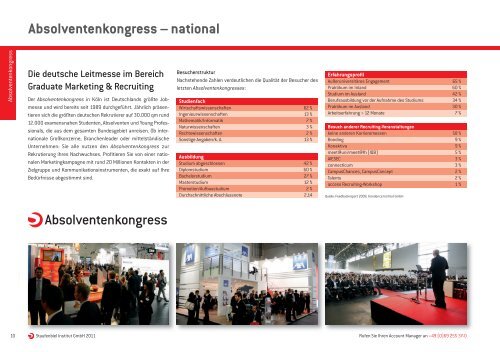 Events & Recruiting Solutions Mediadaten 2011 - Staufenbiel