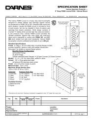 FEMA Louver/Grille - Carnes Company