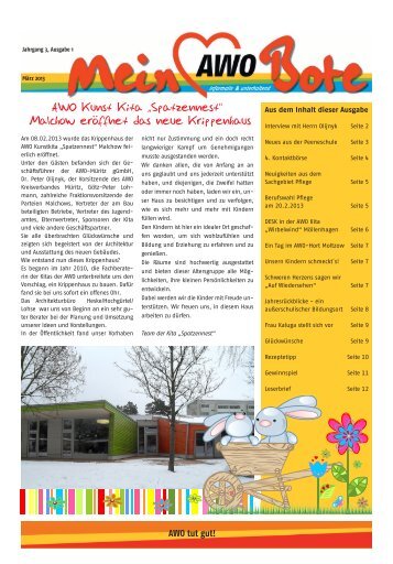 Ausgabe 1/2013 - AWO-Müritz