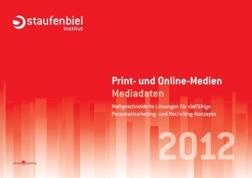 Print- und Online-Medien Mediadaten - Staufenbiel